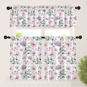 Mỹ Mục Vụ Phong Cách Kỹ Thuật Số Hoa In Chất Lượng Cao Ngắn Rèm Cửa Nhà Bếp Valances In Nhỏ Rèm Cửa Cho Nhà Bếp - Product Image 3