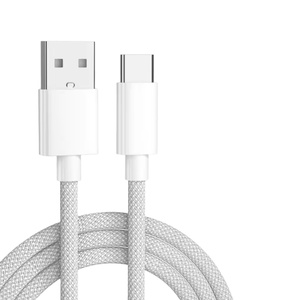 高级1M 2M 3A快速充电尼龙编织USB数据线3A线IOS USB C型C充电器线适用于苹果16三星