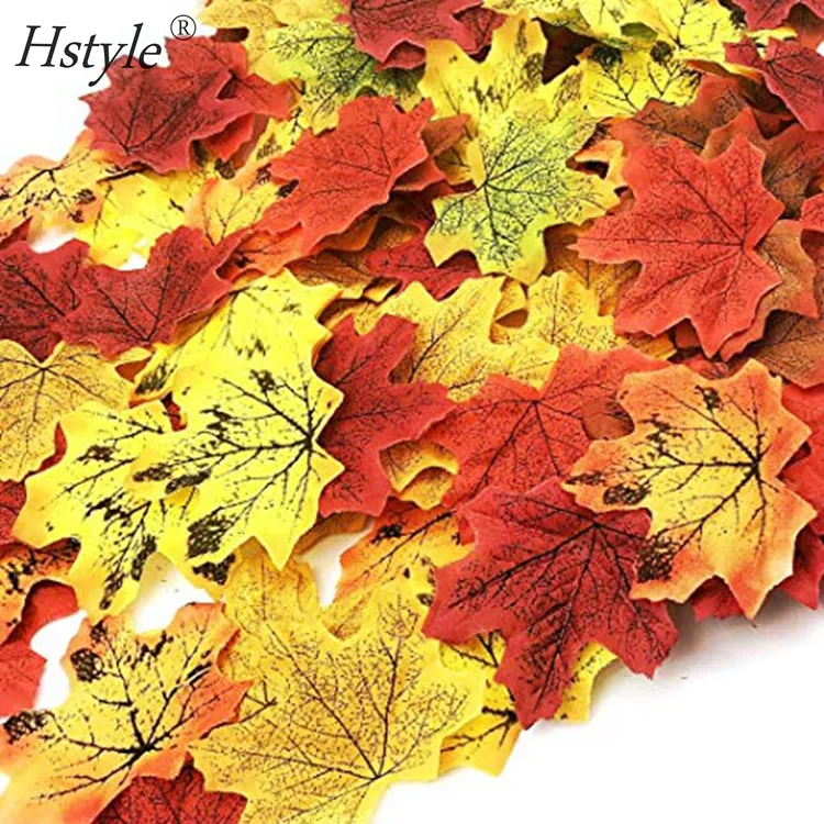 Folhas de bordo de seda, 13 cores sortidas outono de folhas artificiais de outono de outono para casamentos eventos e decoração FZH316-2, venda imperdível