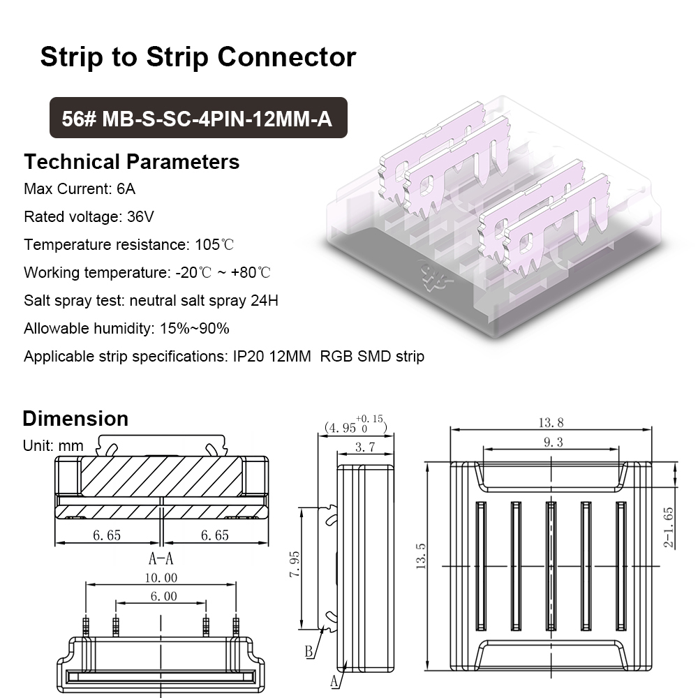 56# MB-S-SC-4PIN-12MM-A