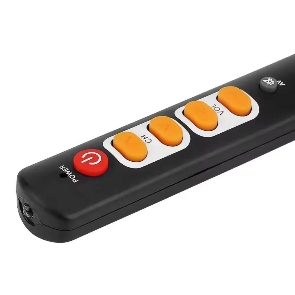 Oem Remote Control belajar 6 tombol, dengan tombol besar inframerah IR Remote untuk TV pintar