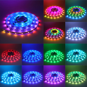 Tira de luces LED WS2812B de 5V, 60LED/M, controlador de 21 teclas, tira de luces inteligentes de píxeles a todo color direccionable RGB Flexible - Product Image 5