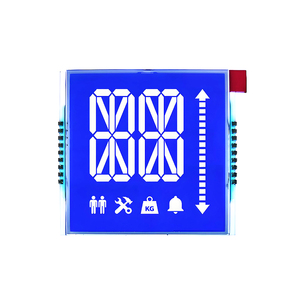 STN FSTN monocromatico LCD Custom 7 segmento LCD Display pannello strumenti blu giallo verde sfondo schermo LCD