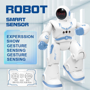2025 Neuer Trend Smart RC Robot Toy Geste & Sensing Programmier bare Licht-und Soundeffekte aus strap azier fähigem Kunststoff