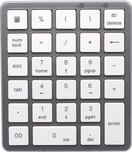 可充电便携式Clavier Sans Fil 28键超薄键盘无线迷你数字无线键盘，适用于电脑笔记本电脑台式机 - Product Image 6