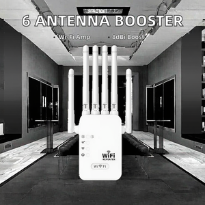 Dài khoảng cách 4 antenna 4x 8.0dbi <span class=keywords><strong>Wifi</strong></span> Repeater & Expander với 4 gam tín hiệu tăng 900Mbps nhanh không dây bảo hiểm - Product Image 2
