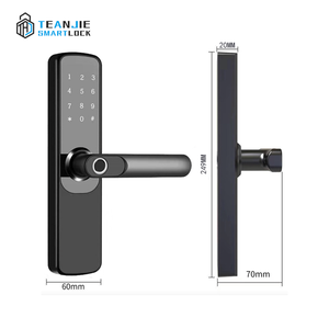 Nhà Máy Giá Durable tuya ttlock kỹ thuật số thông minh Wifi điện thoại màn hình cảm ứng bàn phím sinh trắc học điện vân tay khóa cửa - Product Image 3