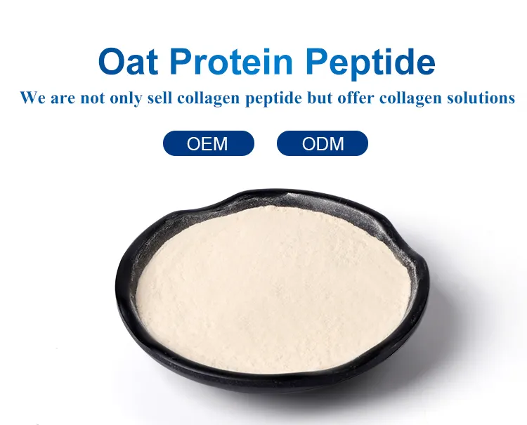 원료 분말 대량 공장 가격 공급 저렴한 귀리 오트밀 avena sativa 핫 시리얼 단백질 추출물 펩티드