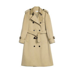 Strictly <strong>Selected</strong> New Elegant Long Waist-Tight British Cotton Women's Windbreaker <strong>Coat</strong> - Product Image 1