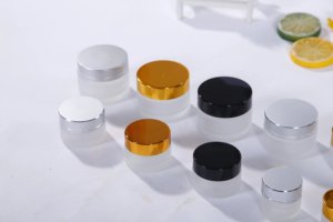 Tarro de crema de vidrio cosmético transparente de alta calidad, 5ml, 10ml, 15ml, botella de vidrio reutilizable vacía - Product Image 5