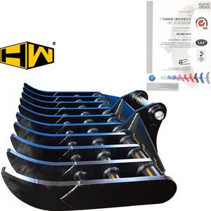 宏翼专业定制U30 U15 U20 EC300 PC600 EC950挖掘机附件根耙 - Product Image 3