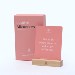 Everyday Wellness Day Reflection Mindfulness Challenge Notebook Positivity Affirmation Cards and Book Set