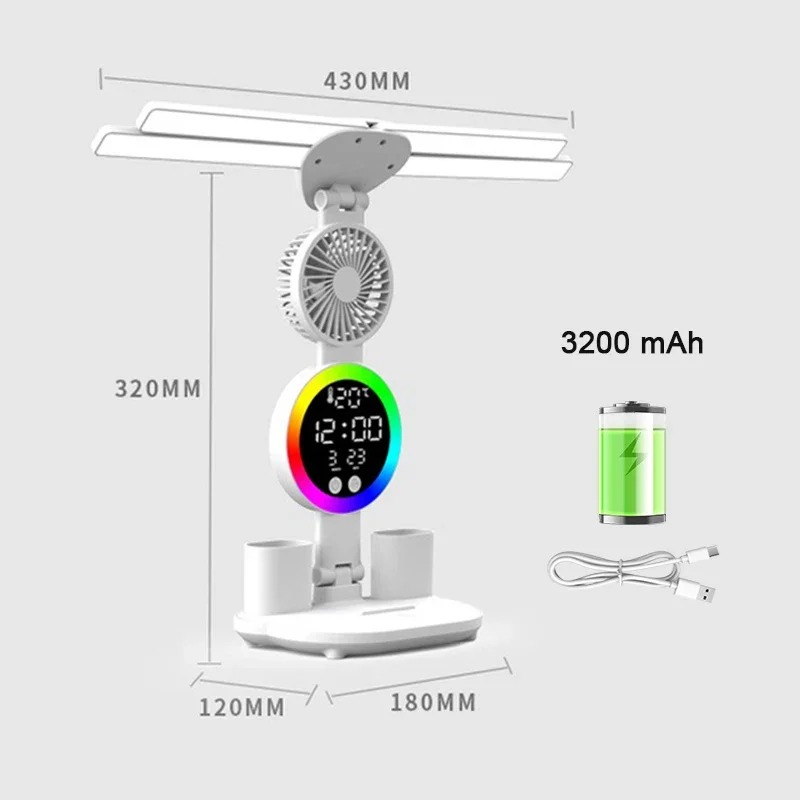 ค่าพัดลม3200mAh // สีขาว