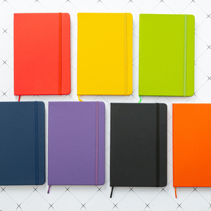Cuaderno personalizado, disponible en varios colores, tamaño A5 A6, de cuero pu, con banda elástica, en oferta - Product Image 4