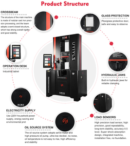 Factory Wholesale Universal <strong>Testing</strong> <strong>Machine</strong> <strong>Extensometer</strong> Hydraulic Servo Price Tensile test Universal Material test <strong>Machine</strong> - Product Image 6