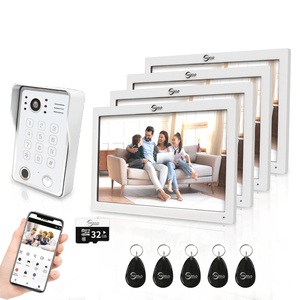 Anjielo Smart Tuya Cámara de timbre compatible con sistema de entrada RFID Teléfonos de puerta de vigilancia de hogar inteligente - Product Image 1