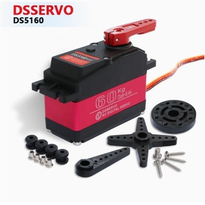 DS5160 60KG80KG150KG yüksek tork dijital Servo RC uzaktan kumanda araba robotik kol 12V Servo