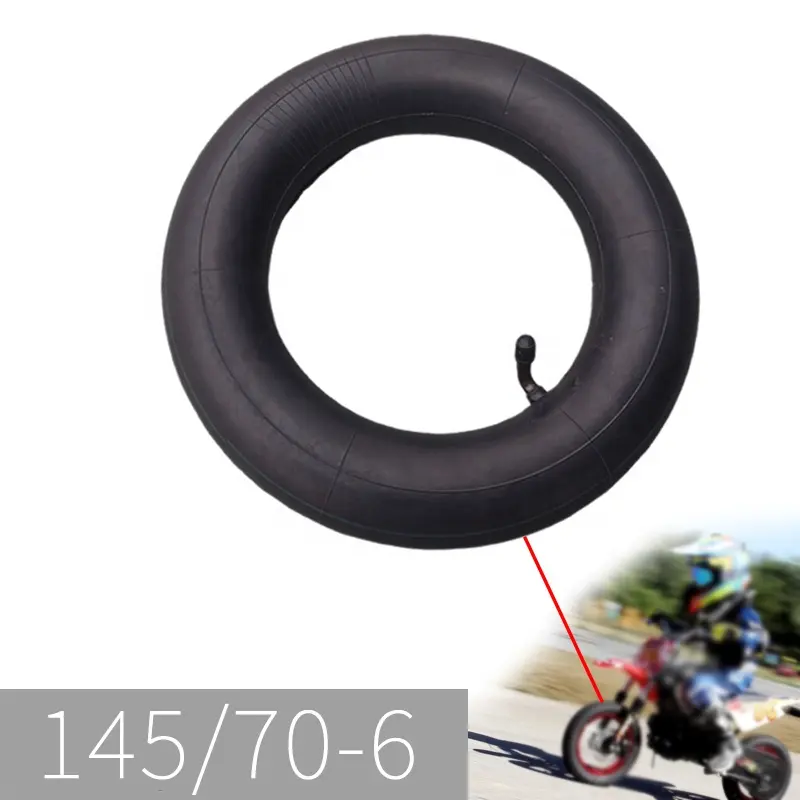 Tubo interior de neumático de goma de butilo LINGQI 145/70-6 para motocicleta Scooter eléctrico ATV Kartingke