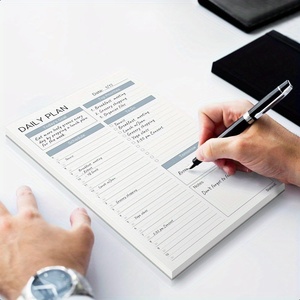 Almohadillas para planificador diario, 2 uds., organizador de tareas de bloqueo de tiempo con rastreador de objetivos, lista de tareas pendientes y horario para una mayor productividad - Product Image 3