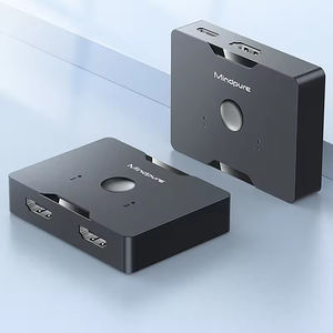 Mindpure 3 puertos HDMI Switch 3 puertos Dual bidireccional 1 en 2 2 Entrada 1 salida HDMI Switcher Splitter 4K HDCP2.2 Convertidores de video