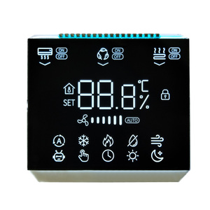 3.5 Inch Va Wit Op Zwart 3 Cijfers <span class=keywords><strong>Lcd</strong></span>-Scherm 19pin Gesegmenteerd Scherm Met Witte Achtergrondverlichting Voor Thermostaat - Product Image 1