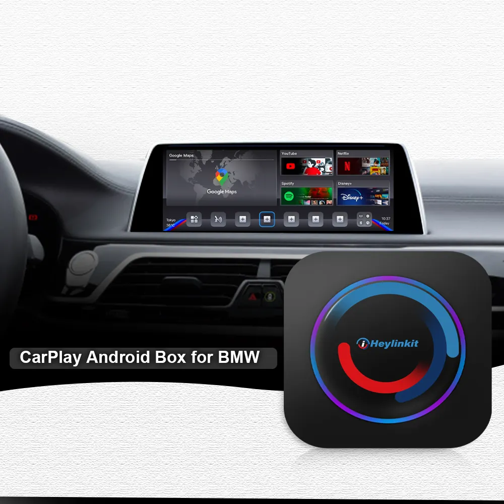 ใหม่ Carplay Android Box BW550Pro สำหรับ BMW ที่กำหนดเองสไตล์ UI ทั่วโลก4G ซิมการ์ดอินเทอร์เน็ต