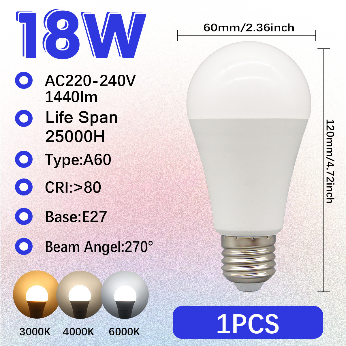 18W