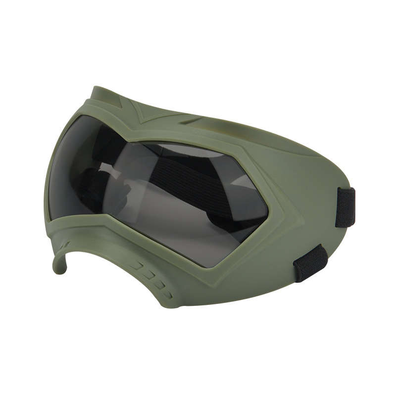 Green frame grey lens