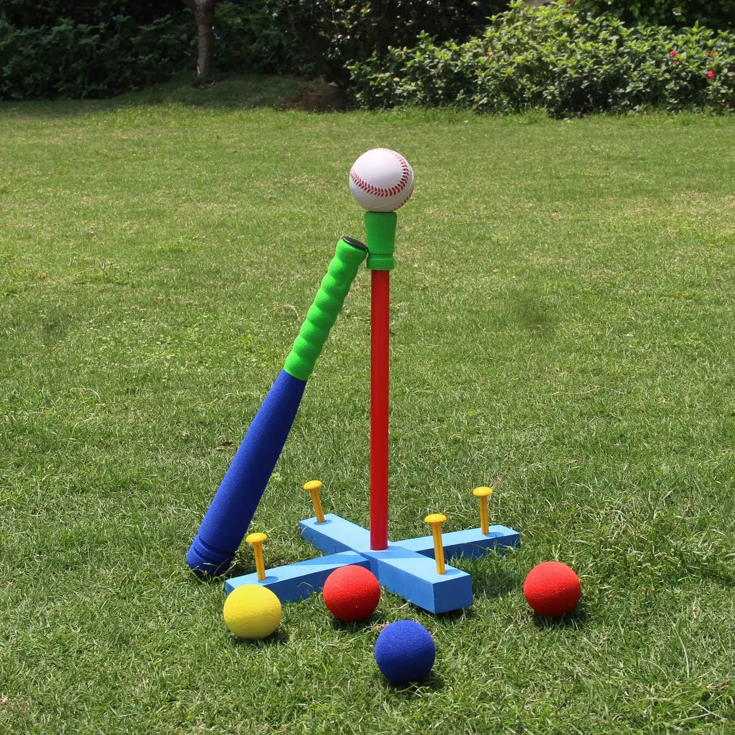 Juego de béisbol T-Ball de espuma suave para niños, superventas, bates para niños pequeños, juego de camiseta de béisbol para niños