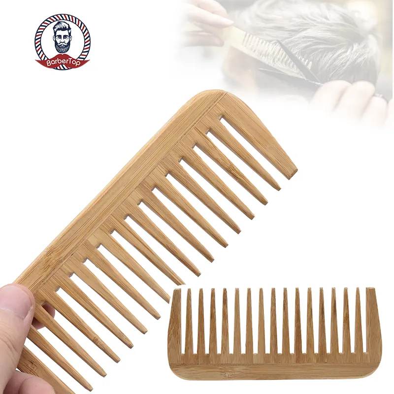 Natural Wood Handcrafted Fine Tooth Comb Anti-Static Head Massage Classic Comb Hair Styling Hair Care Tool Custom Comb for Hair