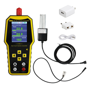 Intelligent <strong>Soil</strong> Detector <strong>Sensor</strong> <strong>Soil</strong> Nutrient Speedometer <strong>Temperature</strong> + Humidity + EC + PH + NPK Storage Detector Field Display