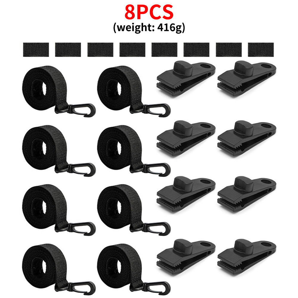 8 pcs/Pack Black