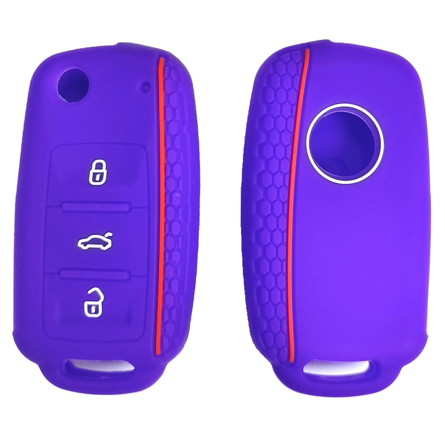 Purple + red lines