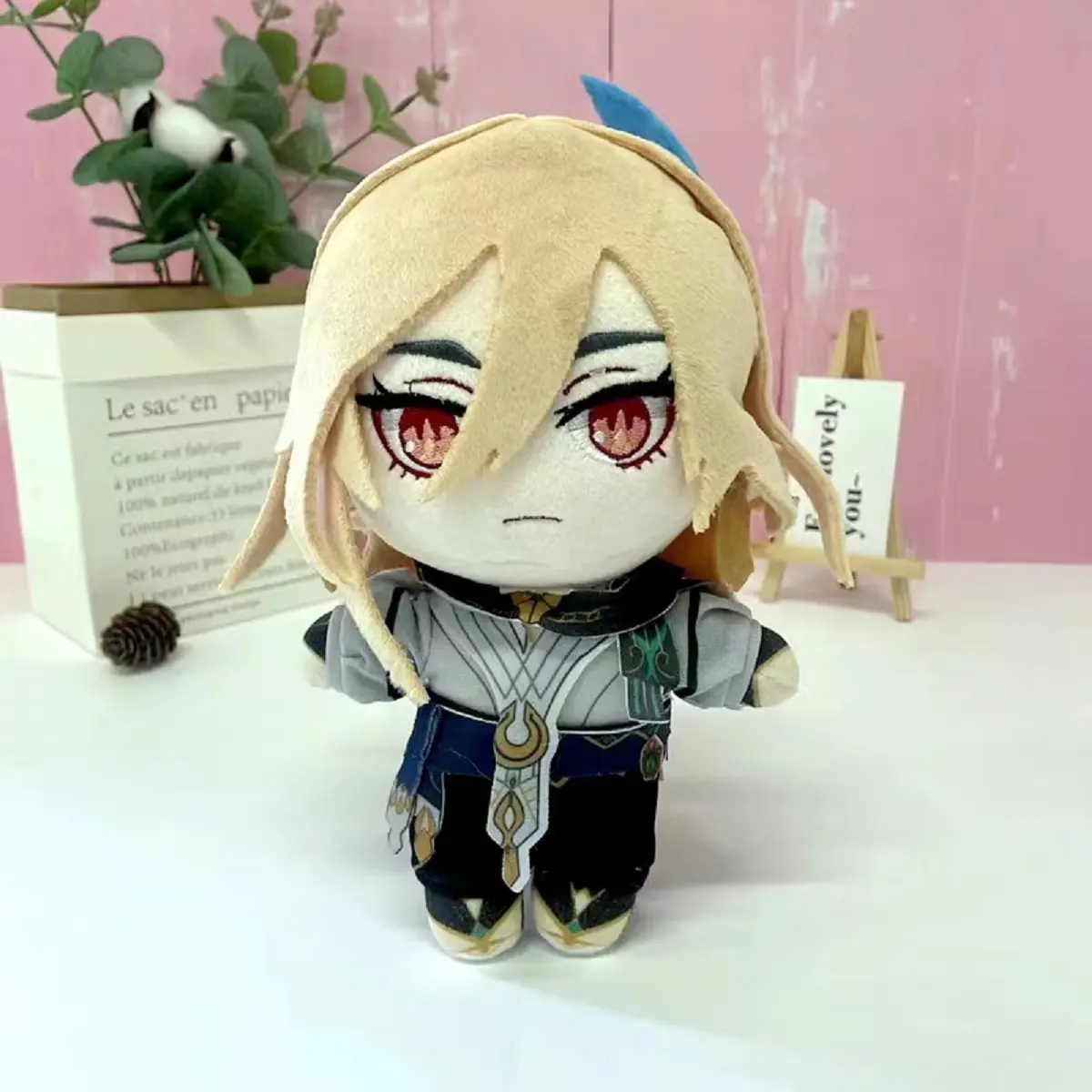 Genshin Impact peluche Venti Kazuha Albedo Arataki Itto Tartaglia Xiao Anime Plushie Toys gioco Cosplay morbida bambola di pezza regalo per bambini