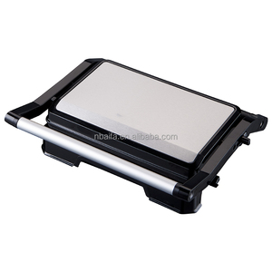 Aifa BBQ Panini Báo Chí nướng 2 lát bánh sandwich nhà sản xuất thịt nướng thịt nướng dài không dính commerectangular điện PA roti không có lộn xộn - Product Image 5