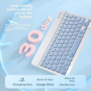78 Keys <strong>Wireless</strong> <strong>Keyboard</strong> Mouse Combo <strong>Wireless</strong> <strong>Keyboard</strong> and Mouse Set 2.4G Slim Portable Mini Office <strong>Wireless</strong> <strong>Keyboard</strong> - Product Image 4