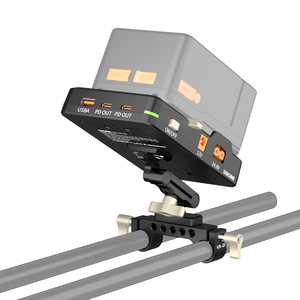ZGCINE VP Kit3 V <strong>Mount</strong> Battery Plate Power Supply Splitter W/Standard V-Lock with 15 mm Rod Clamp and Adjustable Arm for Camera - Product Image 3