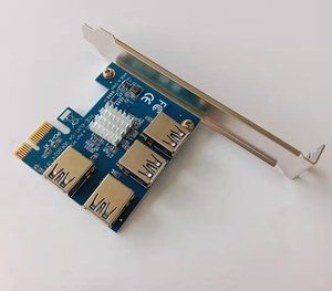 FYX สต็อก 1 4 PCI-Express สล็อต 1x 16x USB 3.0 การ์ดพิเศษ Riser PCIE Converter อะแดปเตอร์ PCI-E ผู้ผลิต - Product Image 4