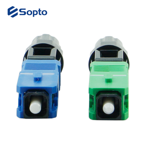 Sopto SC ตัวเชื่อมต่อแบบเร็ว SM MM Simplex UPC ชนิด APC ใช้ง่ายขั้วต่อไฟเบอร์ออปติกแบบทนทาน - Product Image 3