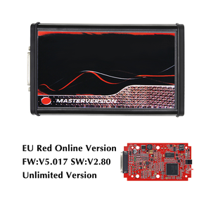 Original Red Board Unlimited 2.80 Kess V5.017 OBD2 ECU <strong>Chip</strong> Tunning Tools Master Kess 5.017 ECU Remapping <strong>Programmer</strong>