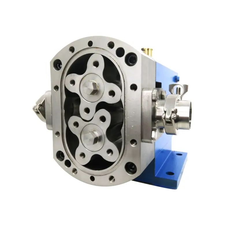 RXZ type self priming flexible rotor pumpCam Rotor Pump for Jam Chocolate Pulp Honey vane pump Chocolate delivery pump