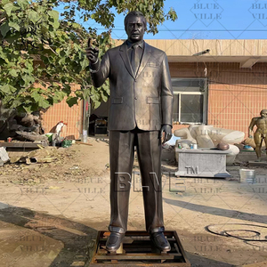 Blve tùy chỉnh ngoài trời công viên Kim Loại Lớn người đàn ông thực sự tượng đúc đồng thương mại người đàn ông điêu khắc - Product Image 2