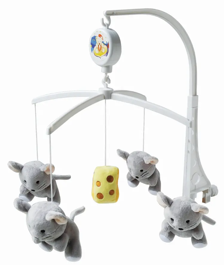 Giocattoli per bambini regalo culla peluche animali musica musicale giocattoli mobili per bambini appesi