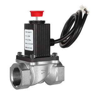 Taşınabilir DN15 alüminyum LPG Solenoid vana duvara monte gaz kaçak dedektörü acil ev mutfak güvenlik Solenoid vana kontrolü - Product Image 1