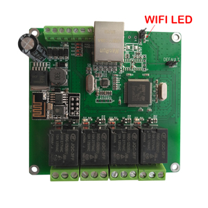 Smart WiFi Switch ESP32 scheda relè Ethernet Domoticz Home Assistant openHAB RS485 TCP UDP Timer a 4 canali IP Watchdog