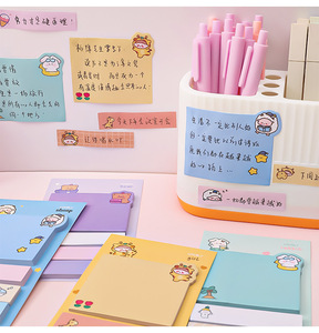 Exquisite Patterns Fashion Lovely Sticky Notes Custom Printing Memo Pad Girlish Note Pad Cute Sticky Note