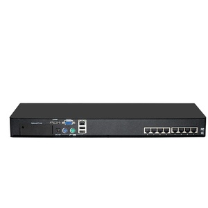 Redun KS-2008C 8ポートCAT5インターフェイスデジタルKVMスイッチ1920*1440 USBホットスワップ可能デュアル電源インターフェイス - Product Image 5