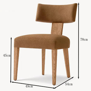 Mỹ cổ điển đau khổ rắn gỗ bàn ăn ghế đặt cho nhà ăn phòng Câu lạc bộ & bất động sản đồ nội thất nhà hàng - Product Image 4