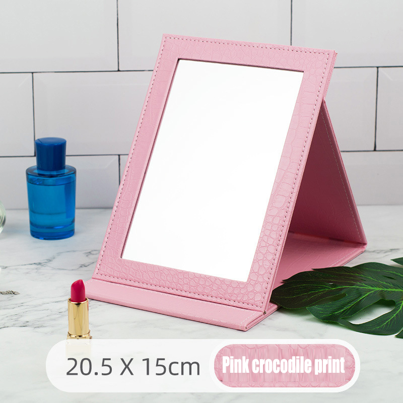 Pink crocodile print