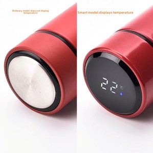 Großhandel 304 Edelstahl Isolierte Business Cup Intelligente Temperatur anzeige Steuerung Vakuum flasche Thermoskanne Geschäfts geschenke